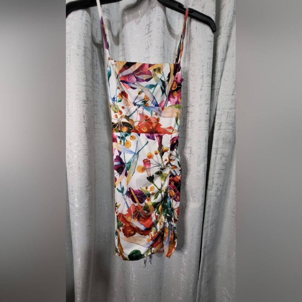 Floral mini dress